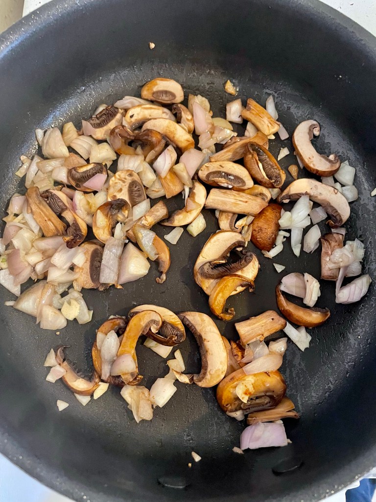 recipe using muchsrooms and shallots